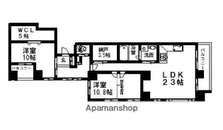 ラ フォルトゥレス ド フェ覚王山【1階】の間取り