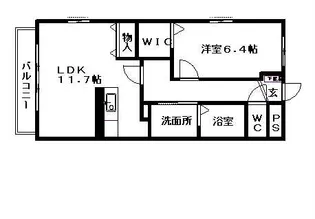 ファミール大山【2階】の間取り