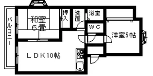 グリーンハイツはとり【3階】の間取り