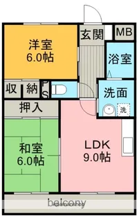 グリーンロータス.【2階】の間取り