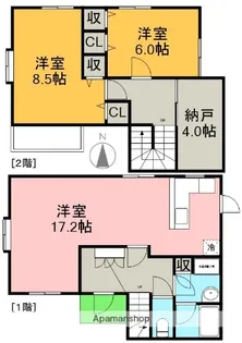 GRANDEMAISONKAZUNARI【1階】の間取り