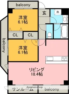 フォルムGP【4階】の間取り