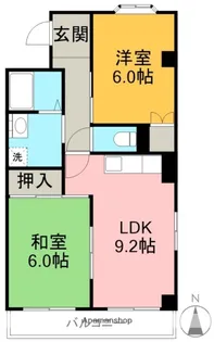 ファミールARAKAWA.【2階】の間取り