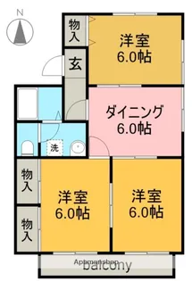 エクセルフォー【1階】の間取り
