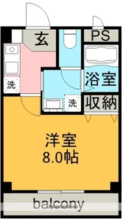 ラルジュ柳森【3階】の間取り