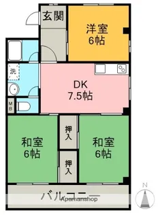 グリンパーク清水.【1階】の間取り