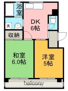 光ハイツ【3階】の間取り