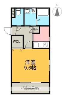 コアノス荒子【3階】の間取り