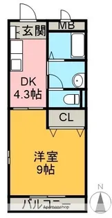 ウイング21【3階】の間取り