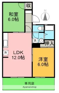 キャステール・エル【1階】の間取り