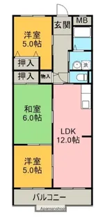 ラフィネⅠ【4階】の間取り