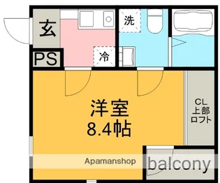 テルスドゥガイア【2階】の間取り