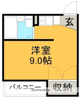 打出コーポ【2階】の間取り