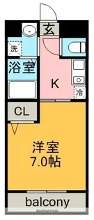 フローレンス高畑【4階】の間取り