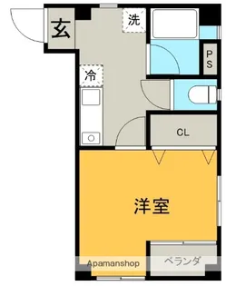 F・CUTE【3階】の間取り