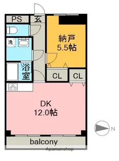 第3エステート丸万【1階】の間取り