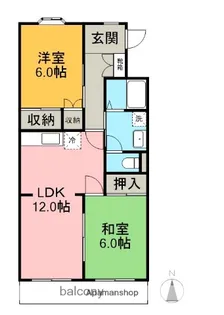 サイレントヴィラ.【2階】の間取り
