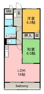 メモリータイム【2階】の間取り