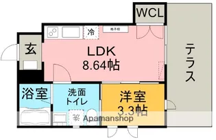RAYURES【1階】の間取り