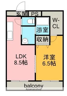 イヌカイビル【8階】の間取り