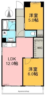 浅井第2マンション【7階】の間取り