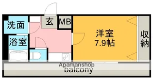 サンフォルム打中【3階】の間取り