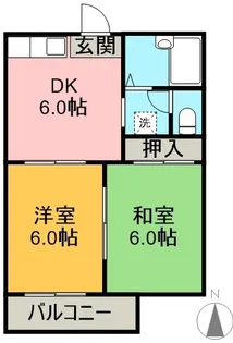 タウニーITO【1階】の間取り