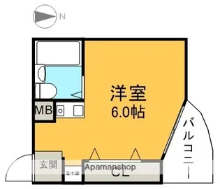 コンセール高畑【2階】の間取り