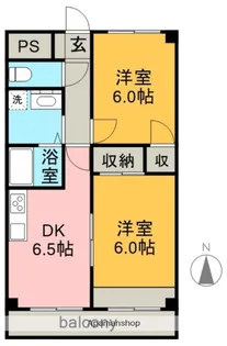 メゾン丸万【201号室】の間取り