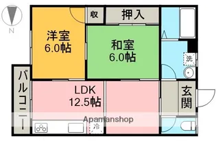 レジデンス佐野【1階】の間取り