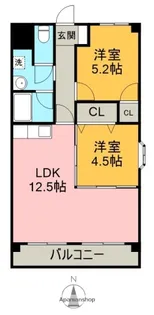 BAYCOURTSOUTH【7階】の間取り