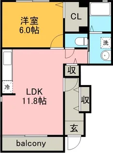 プリズム【1階】の間取り