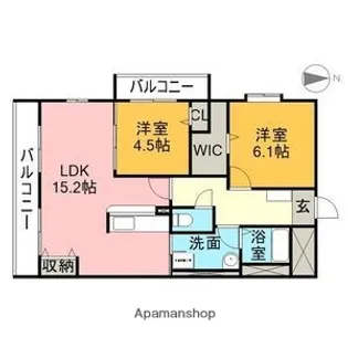 ヴァリアブル入場【2階】の間取り