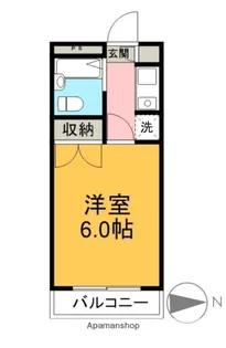 エクセル高畑【1階】の間取り