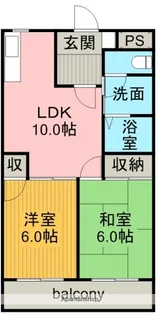 ラ・メゾン・エスポワール2【2階】の間取り