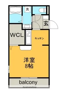 カーサ・ボヌール【1階】の間取り