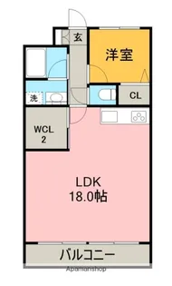 ハイツみのる【2階】の間取り