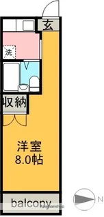 サンセットビル【302号室】の間取り