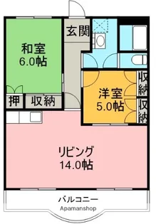 アーバンハイツ【302号室】の間取り