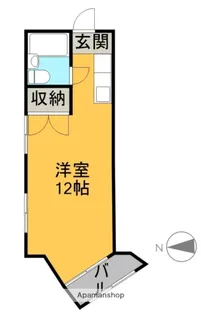 ブランシュ東海通【3階】の間取り