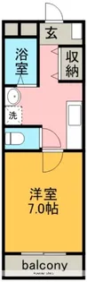 コーポラスヤスイ【3階】の間取り