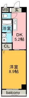トリニティM3【6階】の間取り
