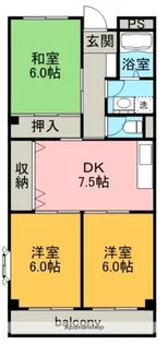 AVENUEⅡ【1階】の間取り