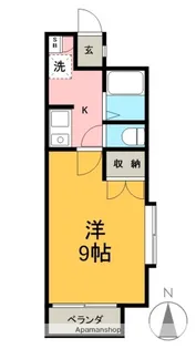 プロヴァンス【1階】の間取り