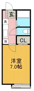 アムール清流【2階】の間取り