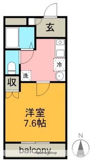 未来館.【103号室】の間取り