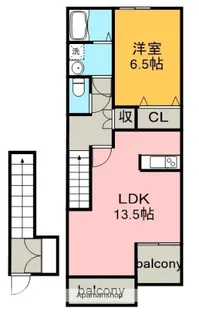 プラネットⅠ【2階】の間取り
