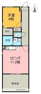 ボヌール・ライフ【1階】の間取り