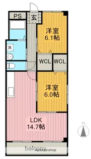 プリマベーラⅡ【1階】の間取り