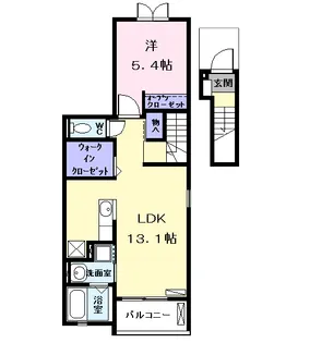 エターナル Ⅱ【2階】の間取り